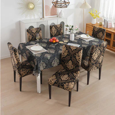 Royal Black Chair & Table Cover