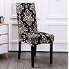 Black Brocade Chair Cover