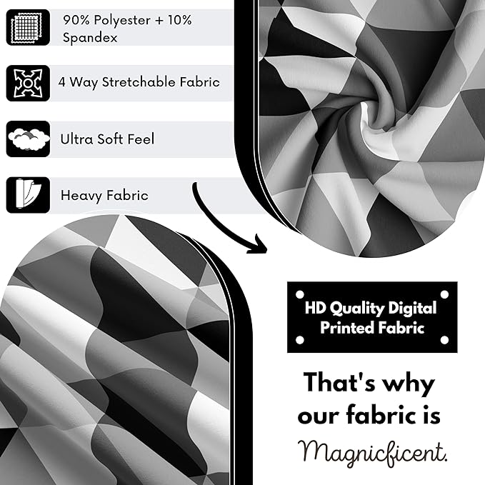 Black Prism Chair Cover