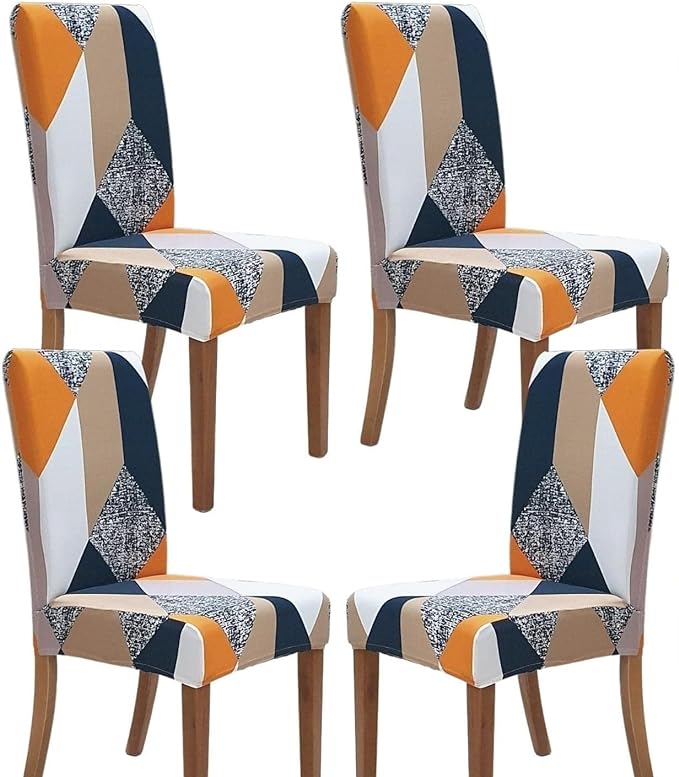 Orange Prism Chair Cover
