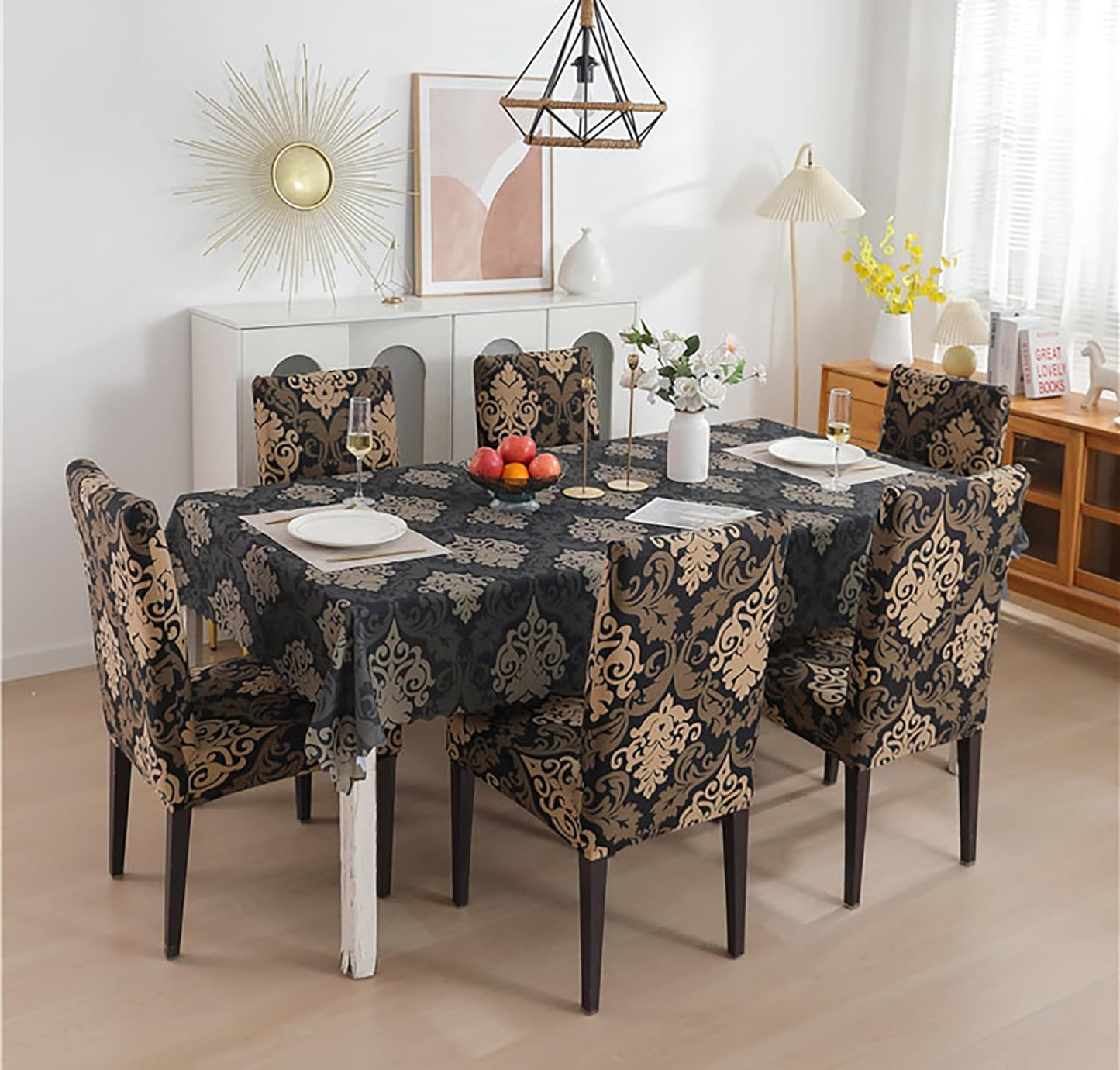 Royal Black Chair & Table Cover