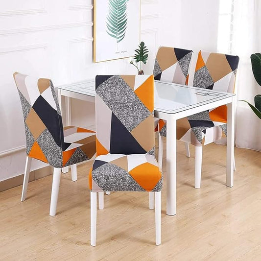Orange Prism Chair Cover