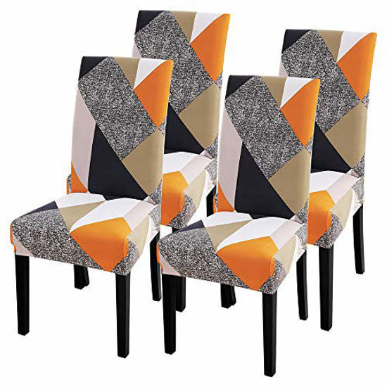 Orange Prism Chair Cover