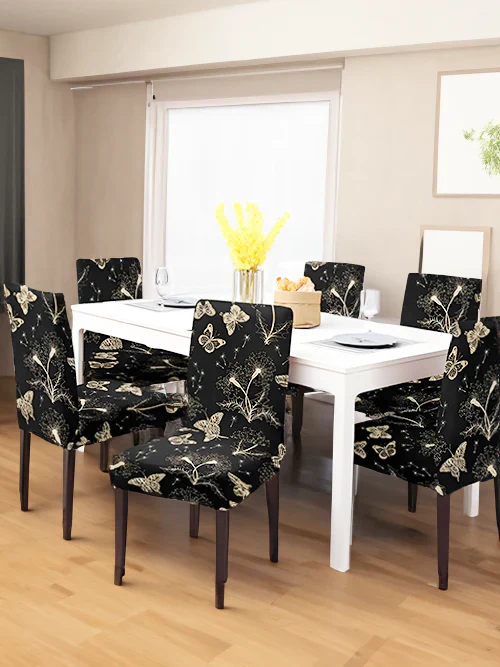 Golden Butterfly Chair Cover