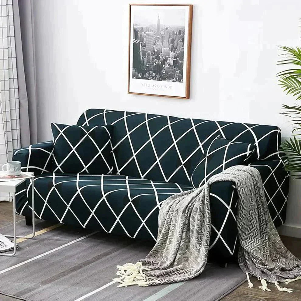 Premium Elastic and Stretchable Non-Slip Sofa Cover for All Types of Sofas - Fab Home Decor - Sofa Cover