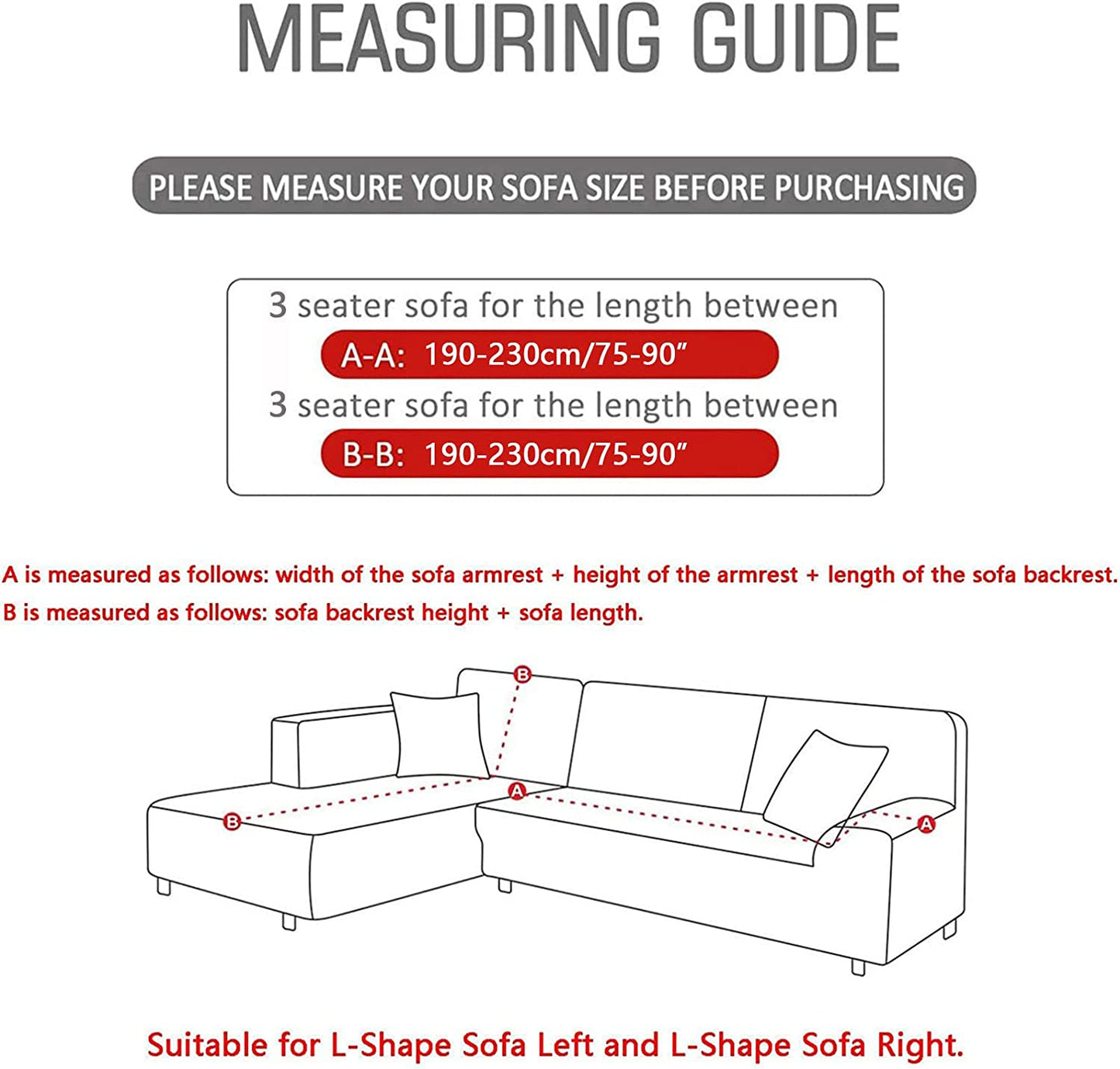 Faboholic Comfort and Style: Elastic Extensible Super Stretchable Premium Feel Non-Slip Multi-Seater Rose Blue Sofa Cover